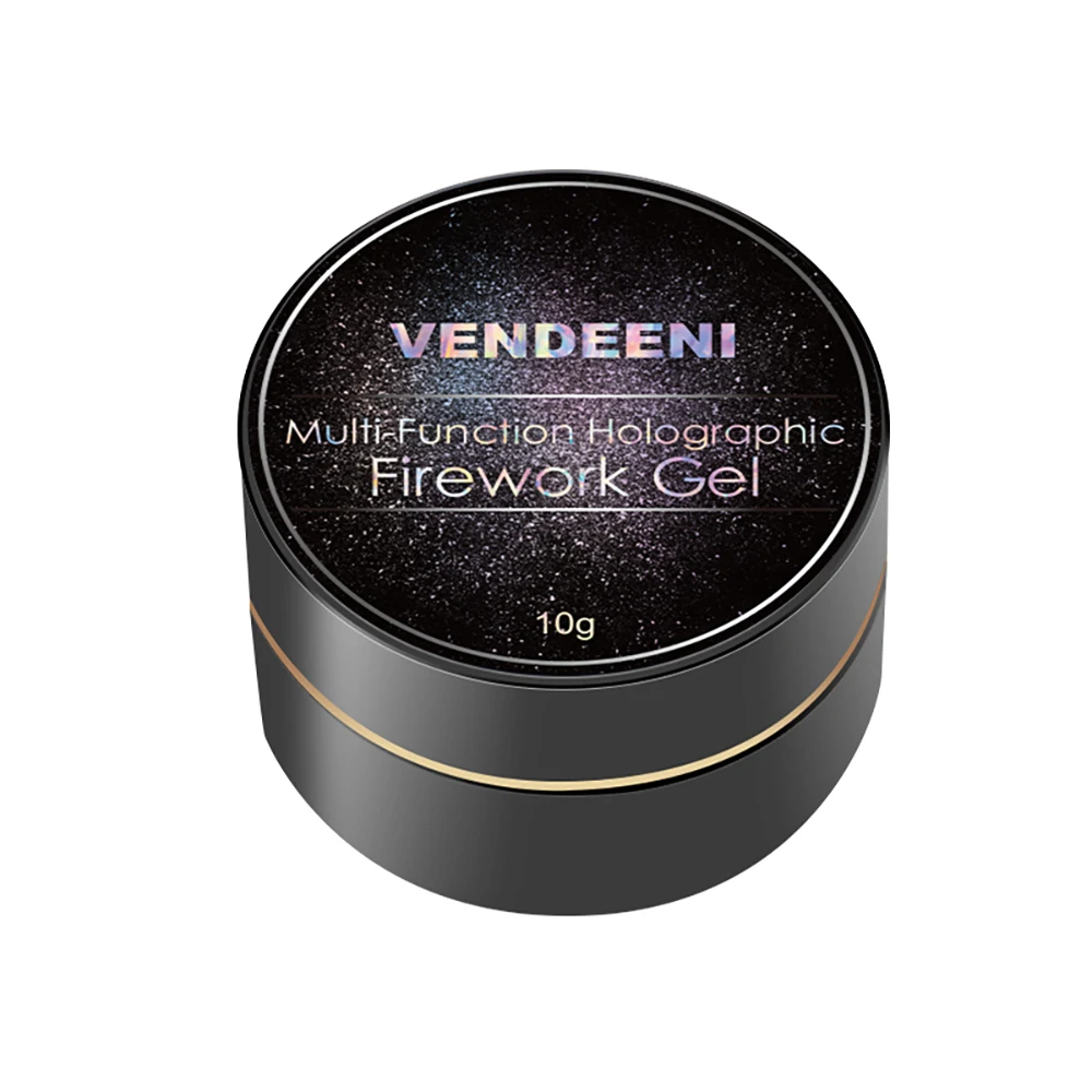 Vendeeni 6 Stück/Set Laser-Glitzer-Gel-Nagellack UV LED Soak-Off Gel-Lack Super-Flash-Gel-Lack Kann mit Jeder Grundfarbe Kombiniert Werden – Detail 11