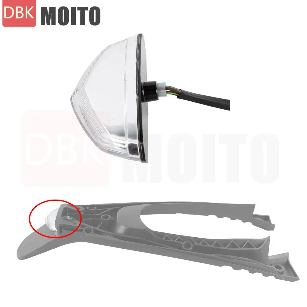 Motorcycle LED Taillight Black License Plate Bracket Holder For GASGAS EC 125 250 300 250F 350F 450F 500F EW 500F 2024-2025