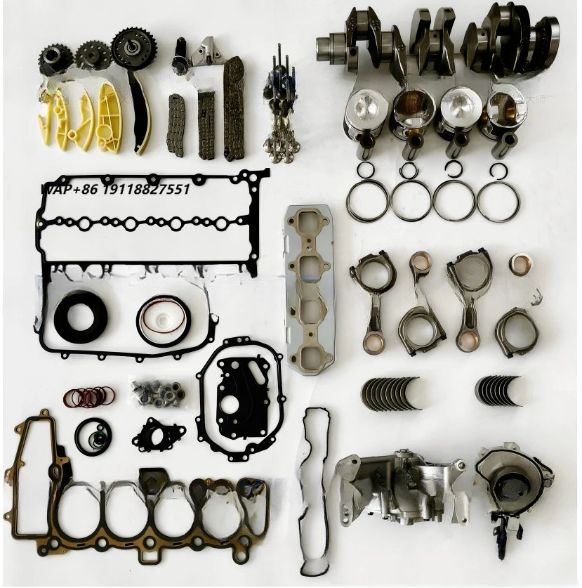 New OEM Quality Auto Engine Repair Set Car Rebuild Kit for  Aj200 2.0 2.0T 204dta  Piston Gasket Bearing Valves