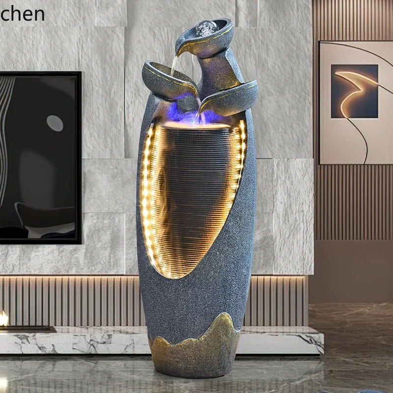 HT circulating water fountain ornament landscape housewarming opening gift decoration humidifier