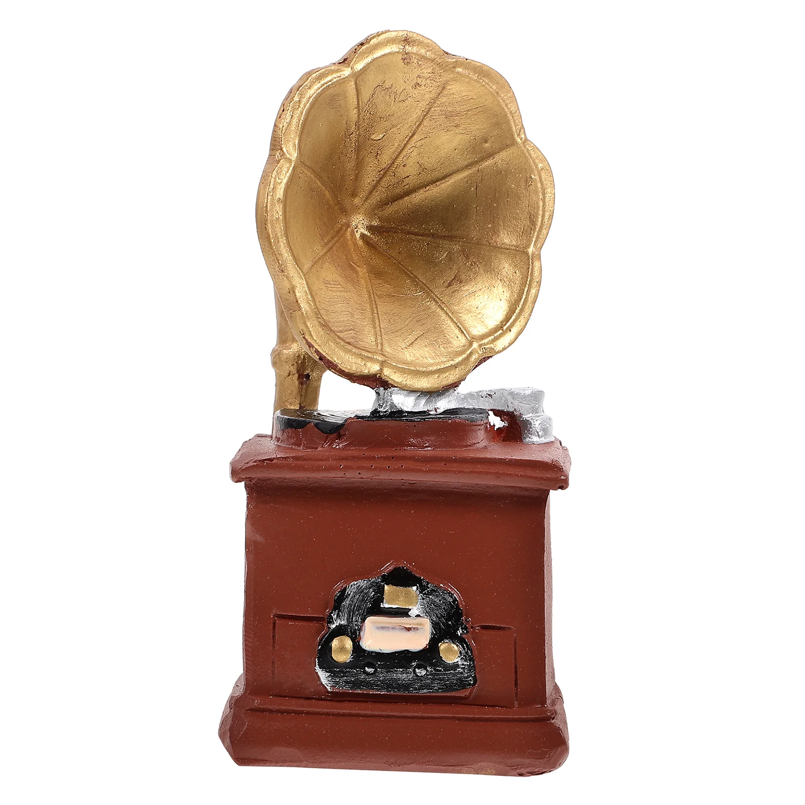 Mini Gramophone House Adornment Phonograph Dollhouse Model Small Scene Electric Appliance Decoration