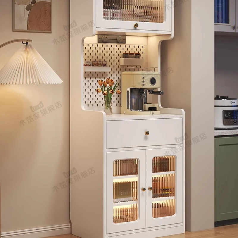 

Modern Minimalist Multifunctional Sideboard StorageSolid Wood Hardwearing Cupboard Sencillo Y Duradero Dining Room Furniture