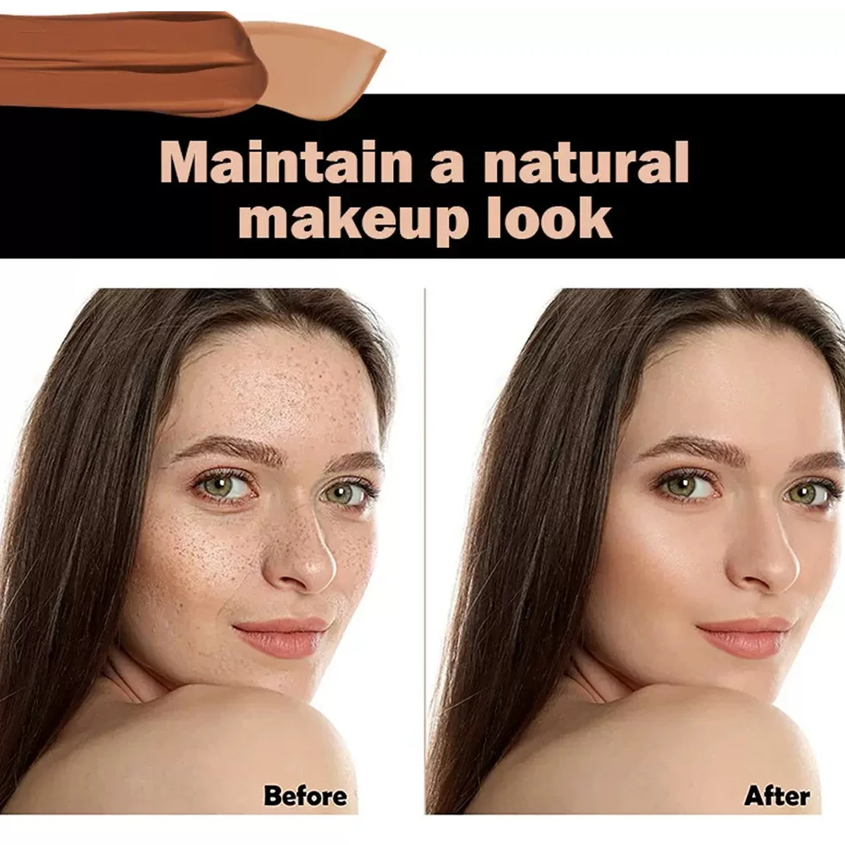 Alles-in-één 6-kleuren concealer Verbergt donkere kringen en sproeten Hydrateert en controleert olie Hecht goed zonder rillen