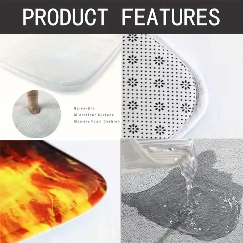 Creative Universe Planet Rug for Living Room Mats Non-Slip Yellow Blue Stars Carpet Area Rug Door Mat Bath Mat Bedside Carpet