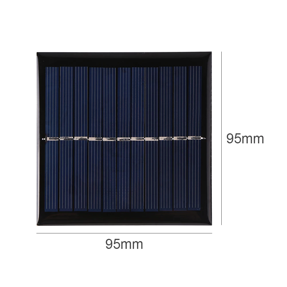 1W 5.5V USB Mini Solar Panel DIY Solar System High Capacity Solar Power Bank External Battery Pack Charger for Smart Phones