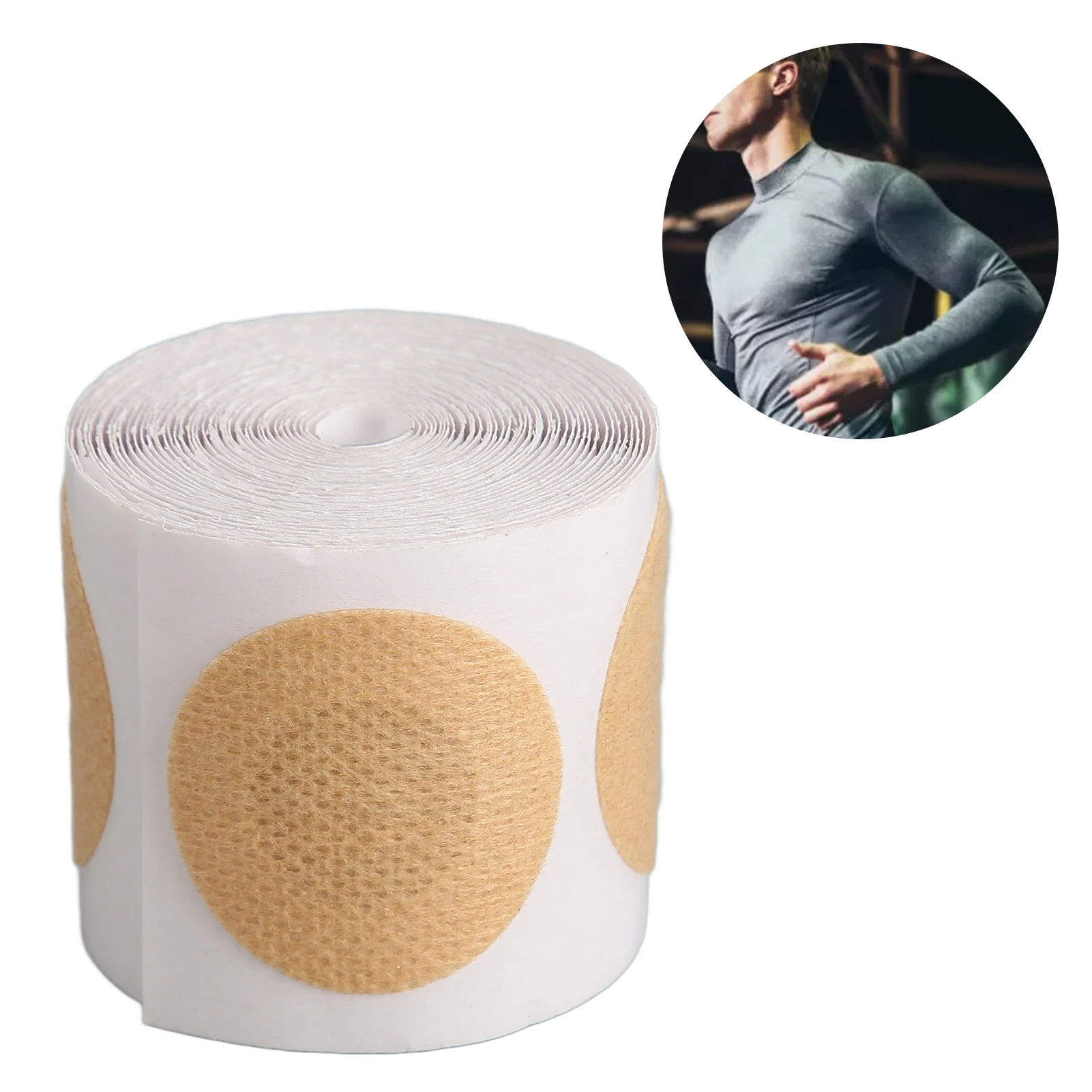 50 pares de cubiertas para pezones para hombre, cubierta adhesiva suave a prueba de sudor para correr, deportes, pegatina adhesiva para pezones, cubierta para pezones para correr