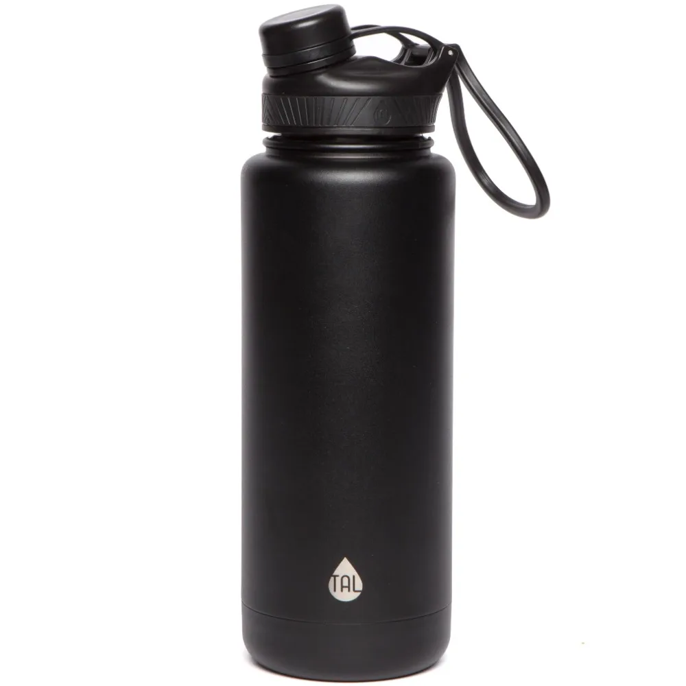 Edelstahl Ranger Wasserflasche 40oz, Schwarz