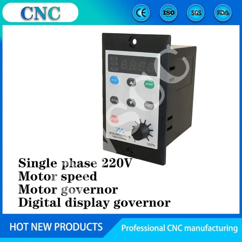 

US-52 Intelligent Digital Display Speed Controller Single-phase 220V Switch Motor Soft Start