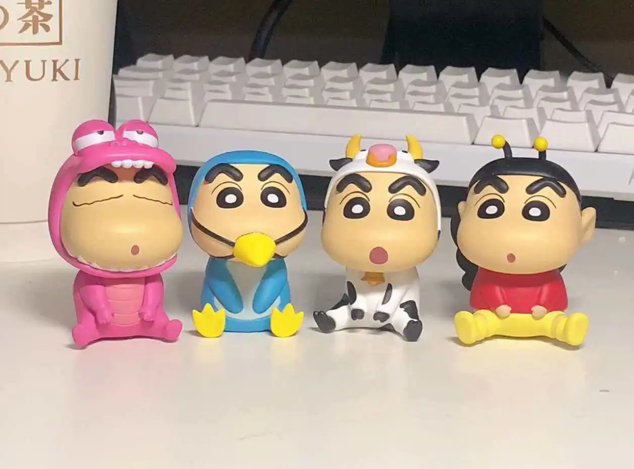 

In Stock 6pcs/Set Anime Figure Xiaoxin Blind Box Cute Cartoon Toy Lucky Bag Figure Cake Topper Ornament Festival Gift For Fans