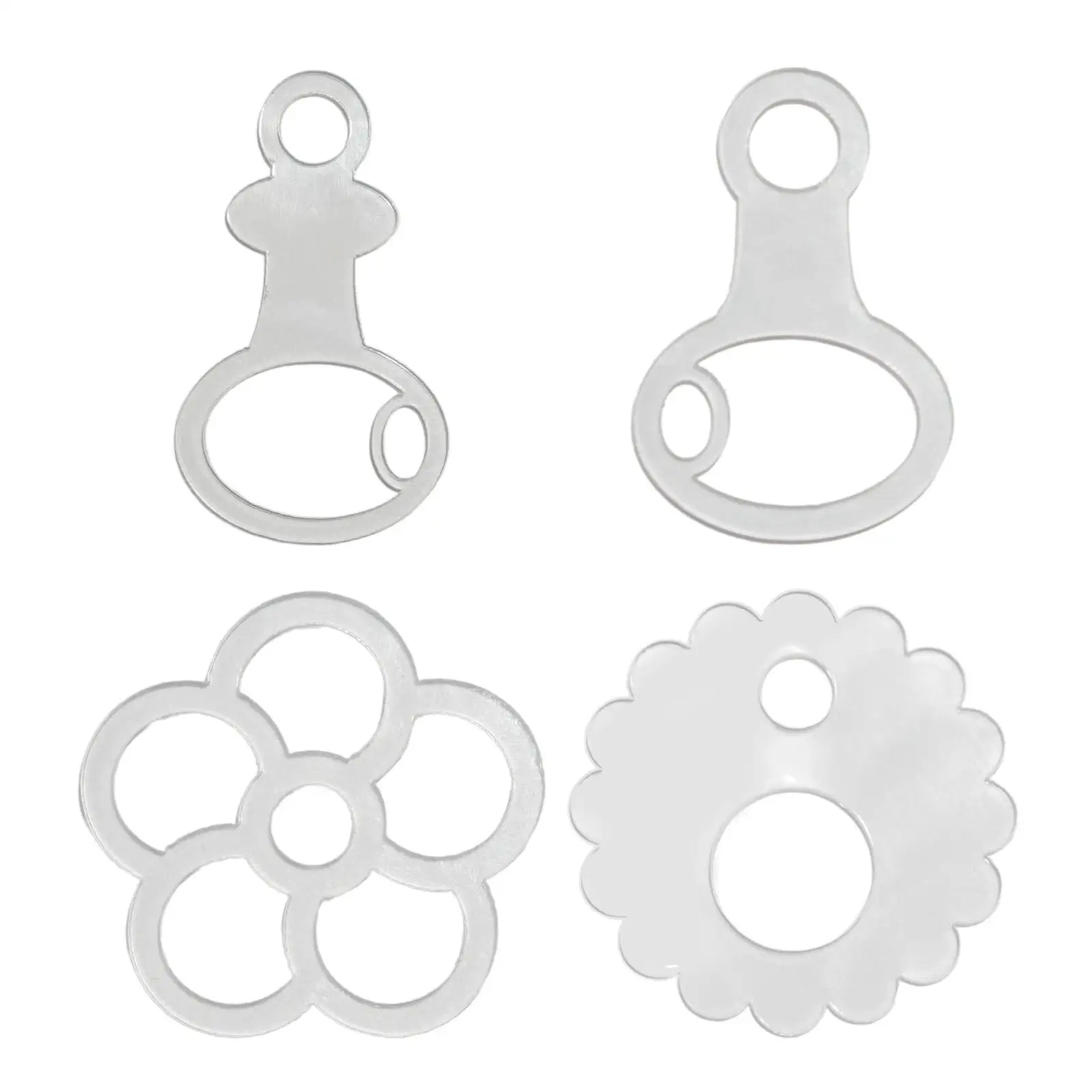 50 Pieces Floss Thread Drops Acrylic Floss Bobbins Practical DIY Sewing Projects