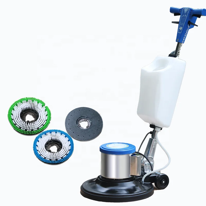 

commercial use 1100w supper high power automatic floor scrubber 175rpm/min polishing machine for carpet with 17" brush