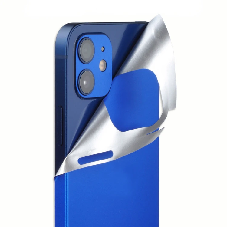 Colorful Ice Matte Skins Film Wrap Skin Phone Back Sticker For iPhone 12 Pro Max 12 Mini 11 Pro XS MAX XR X 8 7 6S Plus SE 2020