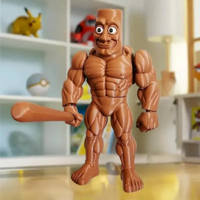 تونغ تونغ تونغ صحور مكتب ديكور الإبداعية مضحك ثلاثية الأبعاد مطبوعة تمثال تحصيل الشكل Tralala لعبة دمية