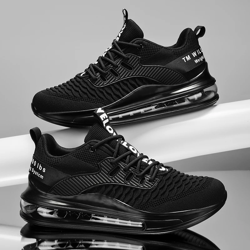 

Sports men's shoes - breathable, fashionable, versatile, trendy. Mesh upper, lightweight, soft sole, shock-absorbing. Suitable f