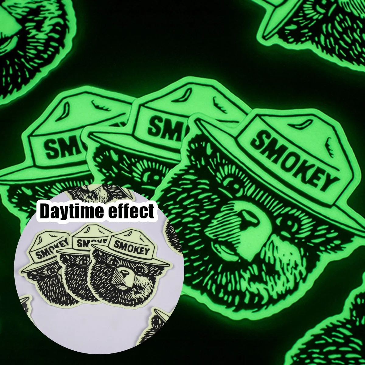 Leuchtende fluoreszierende Aufkleber nach Maß, personalisiertes Firmenlogo-Design, Ihre eigenen Etiketten, Geburtstags- und Hochzeitsaufkleber – Detail 4