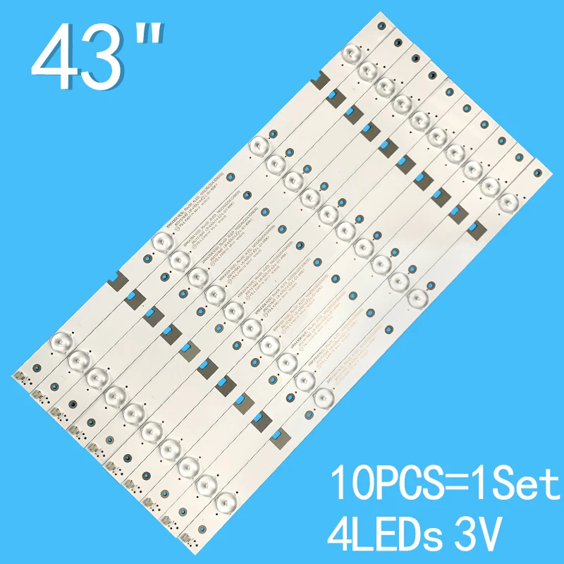 LED backlight bar LB-C430U14-E2-L-G1-XRK 850151849 43N1 for Changhong 43-inch 4-lamp 49AX3000 YS-L E469119 JS-D-JP4910-041EC (71