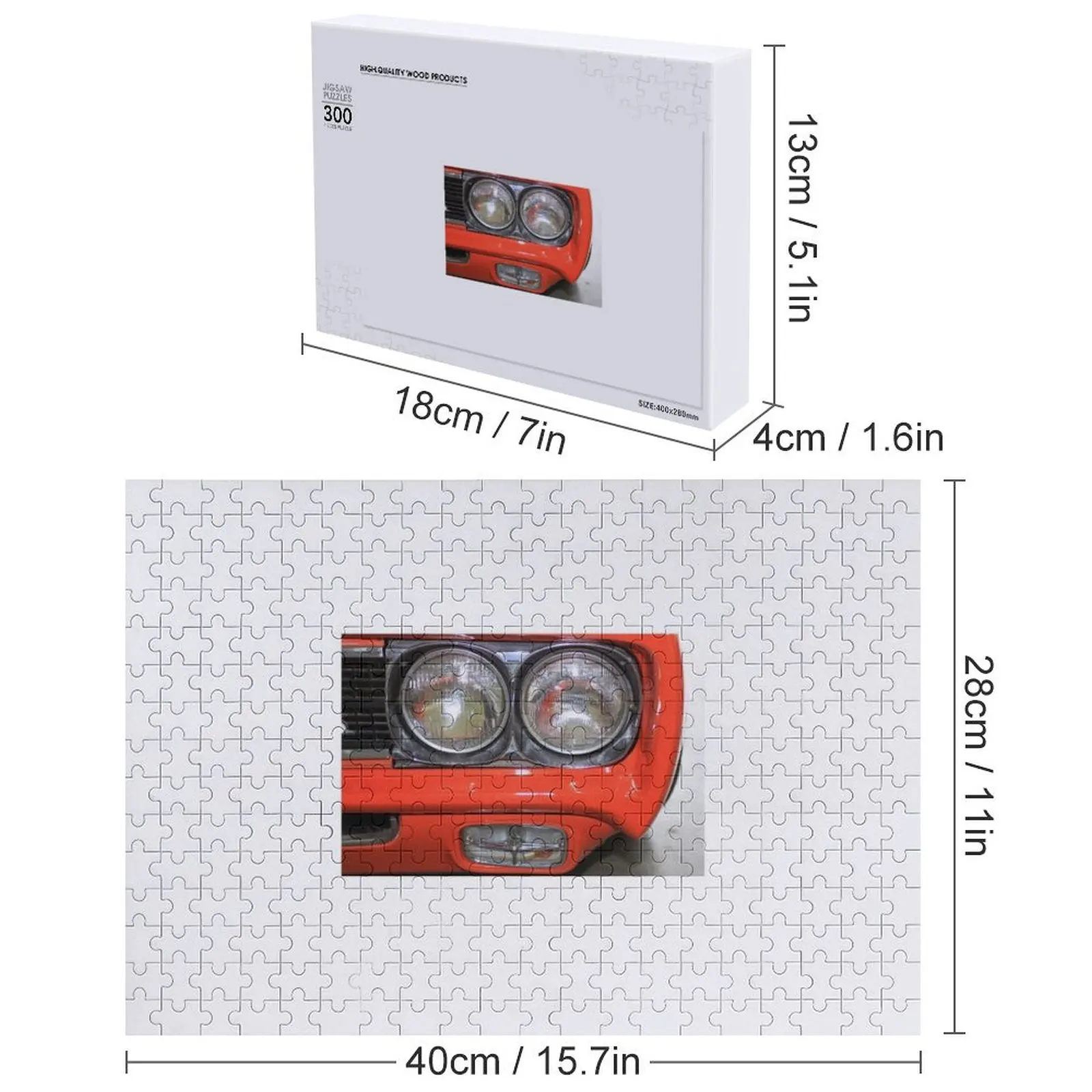 1969 Fari per auto sportive classiche Puzzle Nome in legno personalizzato Giocattolo in legno Nome in legno Puzzle personalizzato personalizzato
