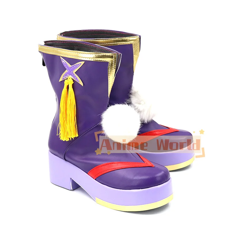 Jogo bonito derby tokai teio cosplay sapatos cavalo menina das mulheres dos homens festa de halloween carnaval roleplay traje prop sapatos