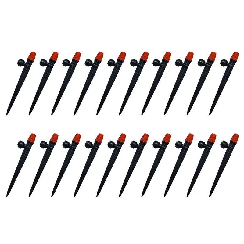 ABRU-20Pcs Scattering Sprinkler Watering Dripper Garden Farming Flower Lawn Irrigation Nozzle Locked Connect