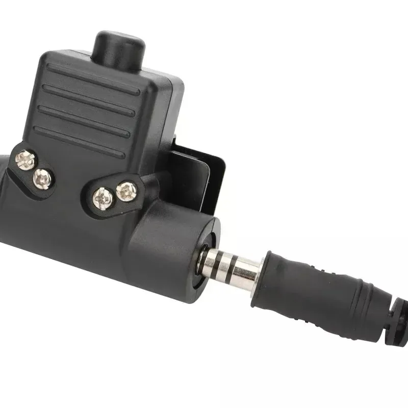 U94 PTT K Plug Adapter Airsoft Z Tactische Radio Taktyczny zestaw słuchawkowy do Kenwood BaoFeng UV-5R UV-S9 Plus UV-82 GT-3