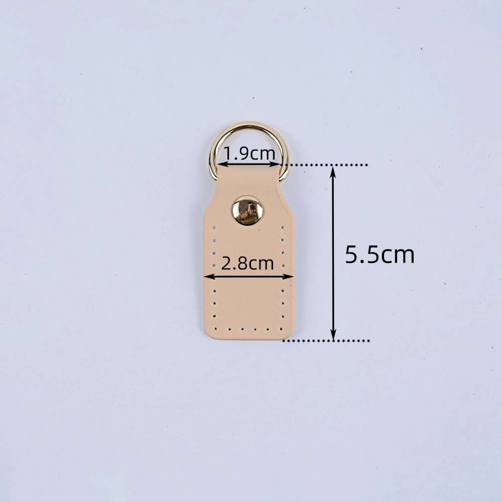 Hand Sewn Genuine Leather DIY Square Head Bag Pieces Replacement Strap Connectors Bag Buckle Accessories