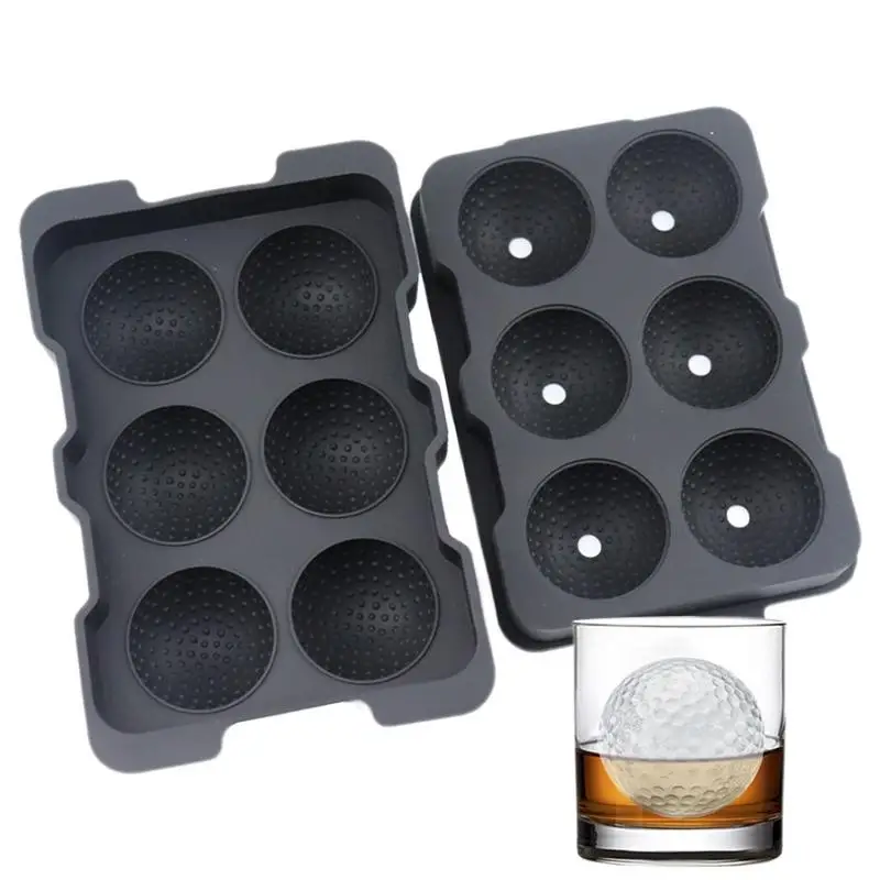 Golf Ice Cube Tray Ice Cube DIY Mold in Golf Ball Shape Kitchen Bar Party Easy Release Ice Mold for Summer for Cupcakes Jelly