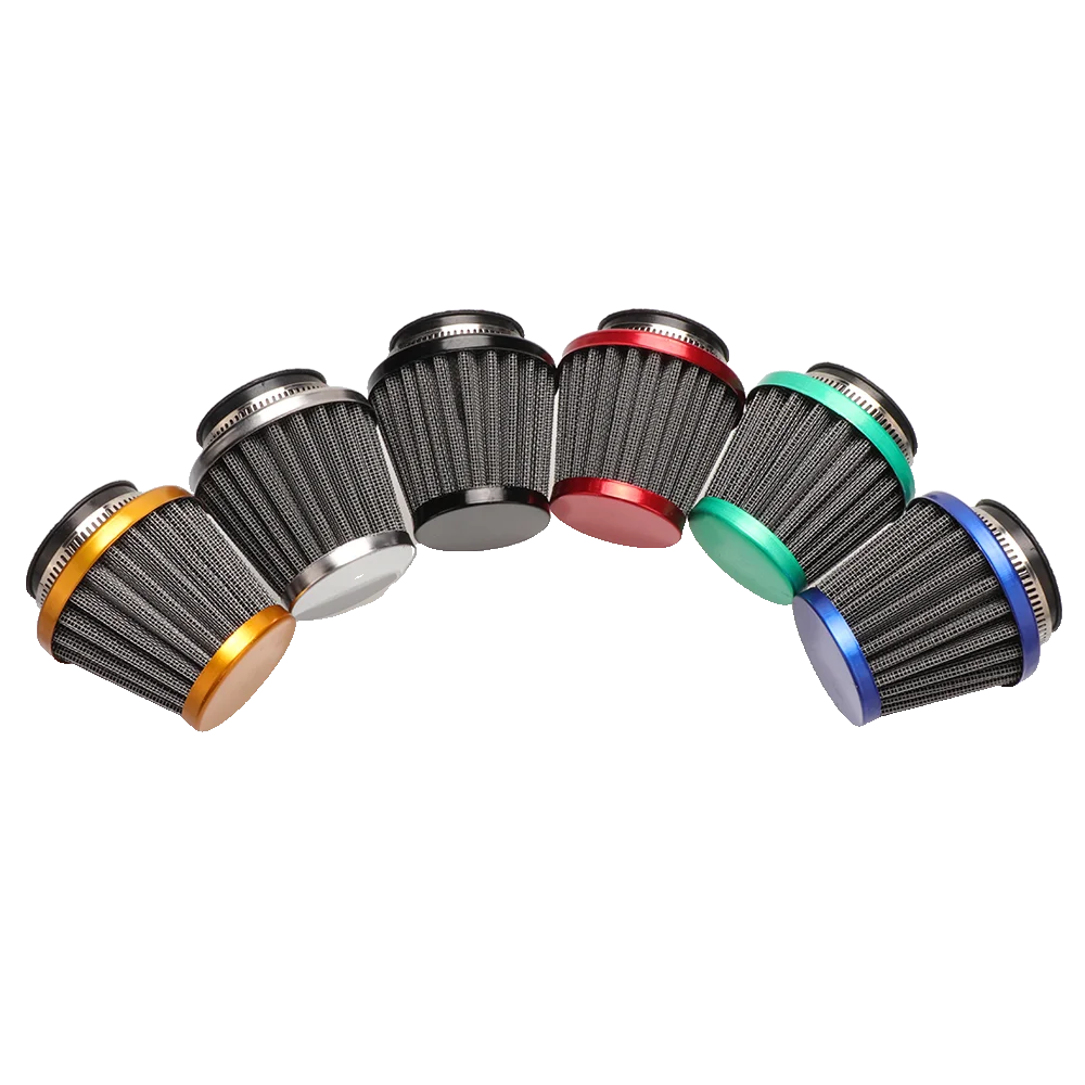 Universal 45mm 50mm 54mm 58mm Mushroom Head Motorcycle Carburetor Air Filter Cleaner Intake For ATV UTV Quad Dirt Pit Bike