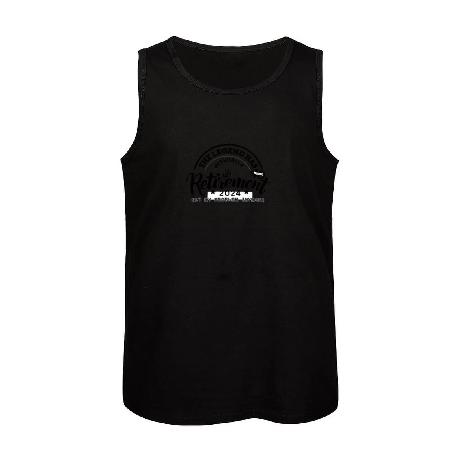 متقاعد 2024 ليس مشكلتي بعد الآن مضحك التقاعد 2024 تانك القمم ملابس كمال الاجسام رجل مثير ملابس الرجال الصالة الرياضية للرجال