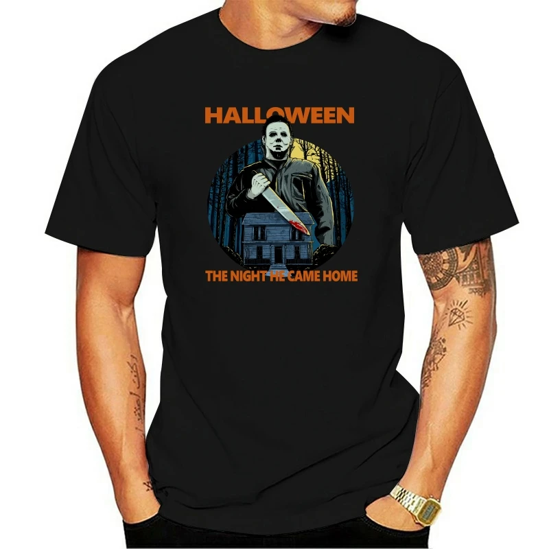 

Michael Myers Halloween The Night He Came Home Black Cotton Men S-3Xl T-Shirt