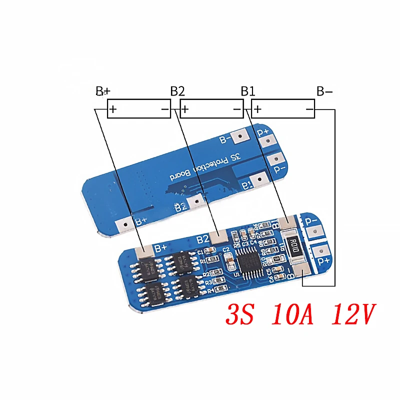 1S 2S 3S 4S 3A 20A 30A Li-ion Lithium Battery 18650 Charger PCB BMS Protection Board For Drill Motor Lipo Cell Module