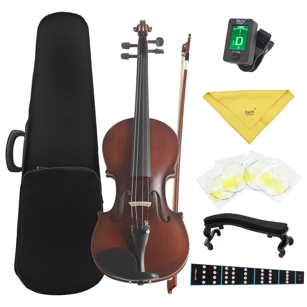 

Astonvilla AV-506 4/4 Acoustic Violin Maple Body Violin Fiddle With Case Bow Strings Shoulder Rest Tuner Cloth Accessories