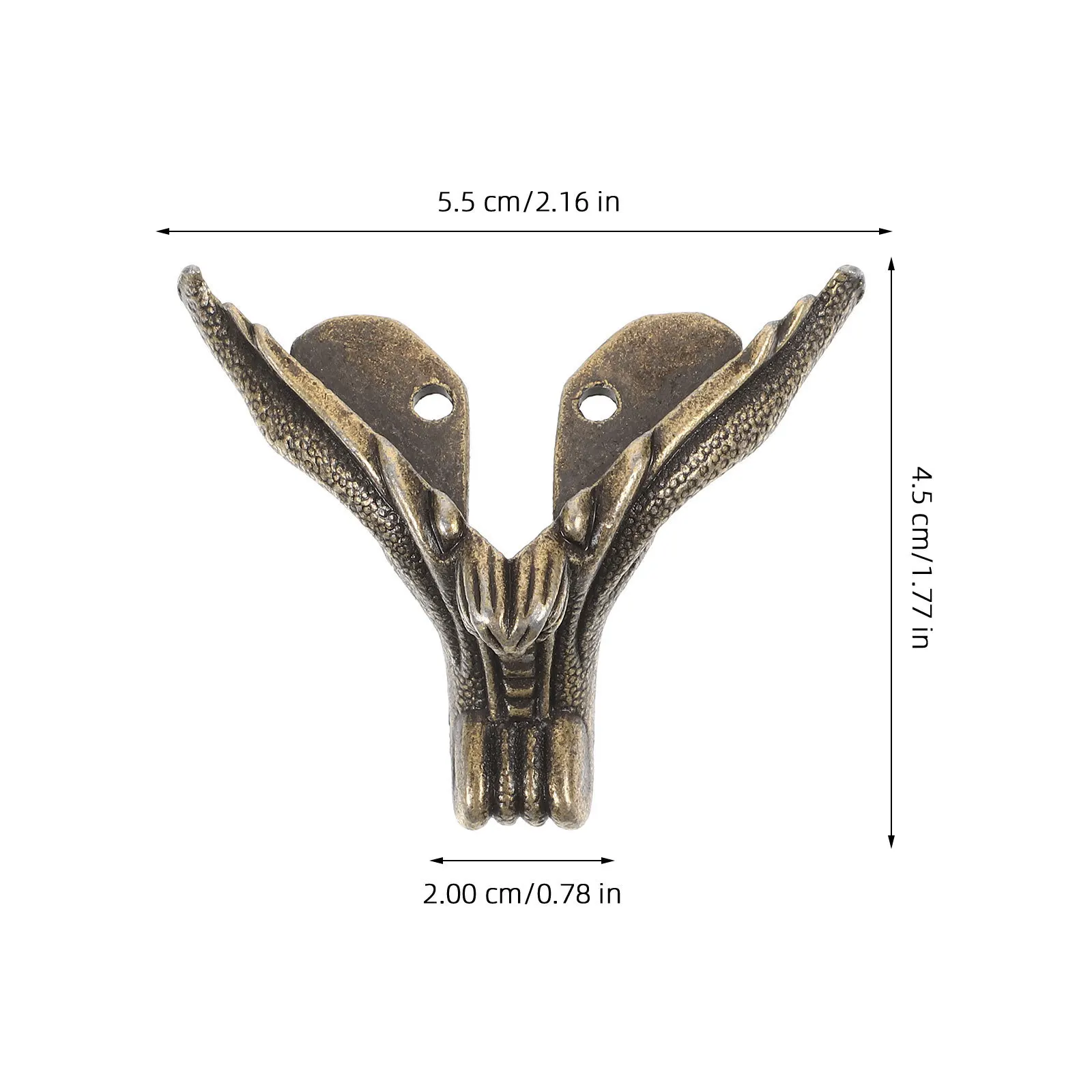 6 قطعة 30X42 مللي متر أرجل قطع الأثاث سبائك الزنك الثقيلة أريكة دعم قدم للكراسي سرير صناديق الأثاث استبدال الأخضر الداكن