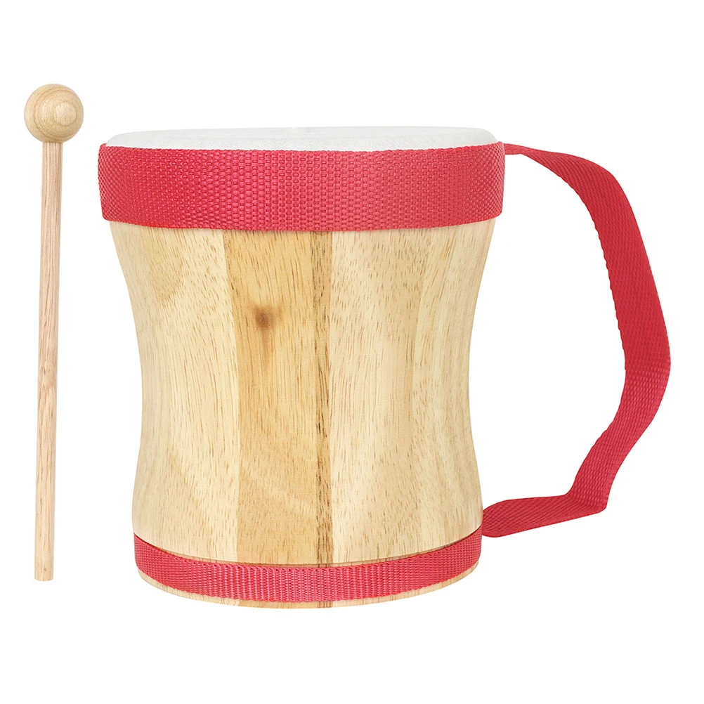 

Hand Drum Percussion Instrument Wooden Sheepskin Educational Musical Gift for Kids Creativity Rhythm Coordination