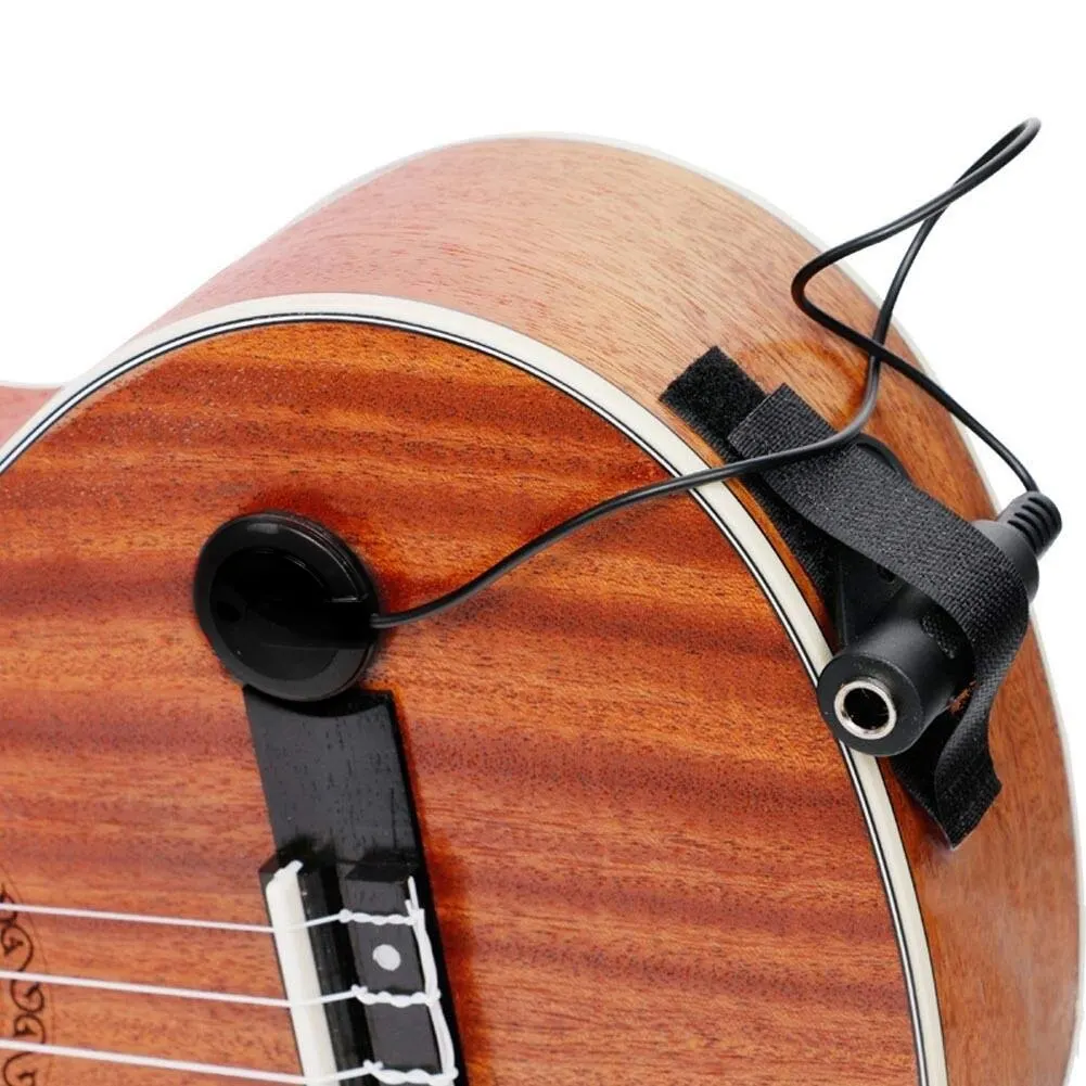 Contact Microphone Piezo Pickup Acoustic Guitar Microphone Pickup Cello Banjo Ukulele Mandolin Violin Mic Pickup