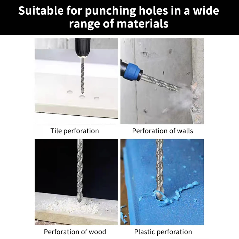 Customized Round SDS PLUS Shank Cross Tips Four Flutes Electric Hammer Impact Concrete Drilling Bits 5.5 6.5 8.5 9 10.5 11