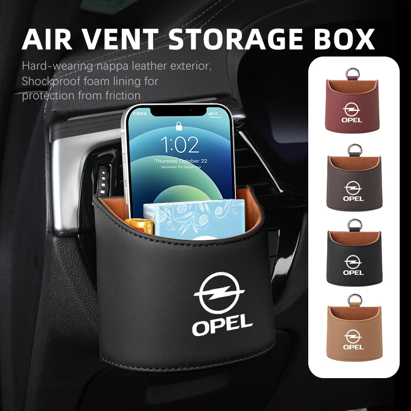 Bolsa de Armazenamento Universal para Ventilação de Carro, Bolsa Suspensa para Ventilação de Carro para Opel Corsa Astra H G J Insignia Vectra Zafira Meriva