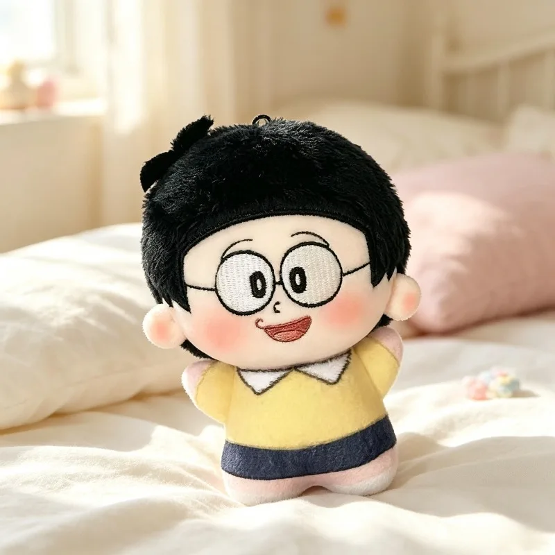 Llavero de Peluche con Forma de Estrella de Mar de 10 cm de Anime Doraemon y Nobita, Decoración para Coche, Colgante para Mochila, Regalos de Cumpleaños