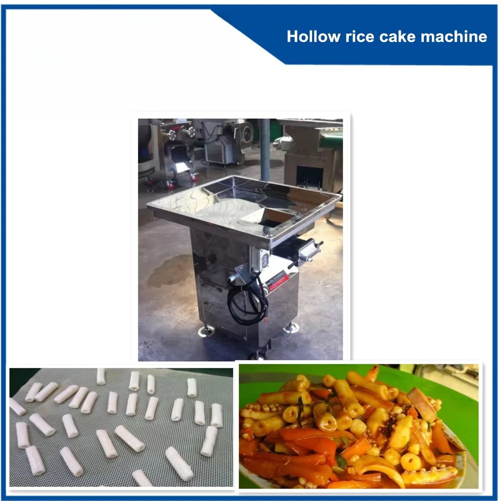 Full Automatic Tteokbokki Rice bar Rice Noodle Production Line Making Machines with Low Price .
