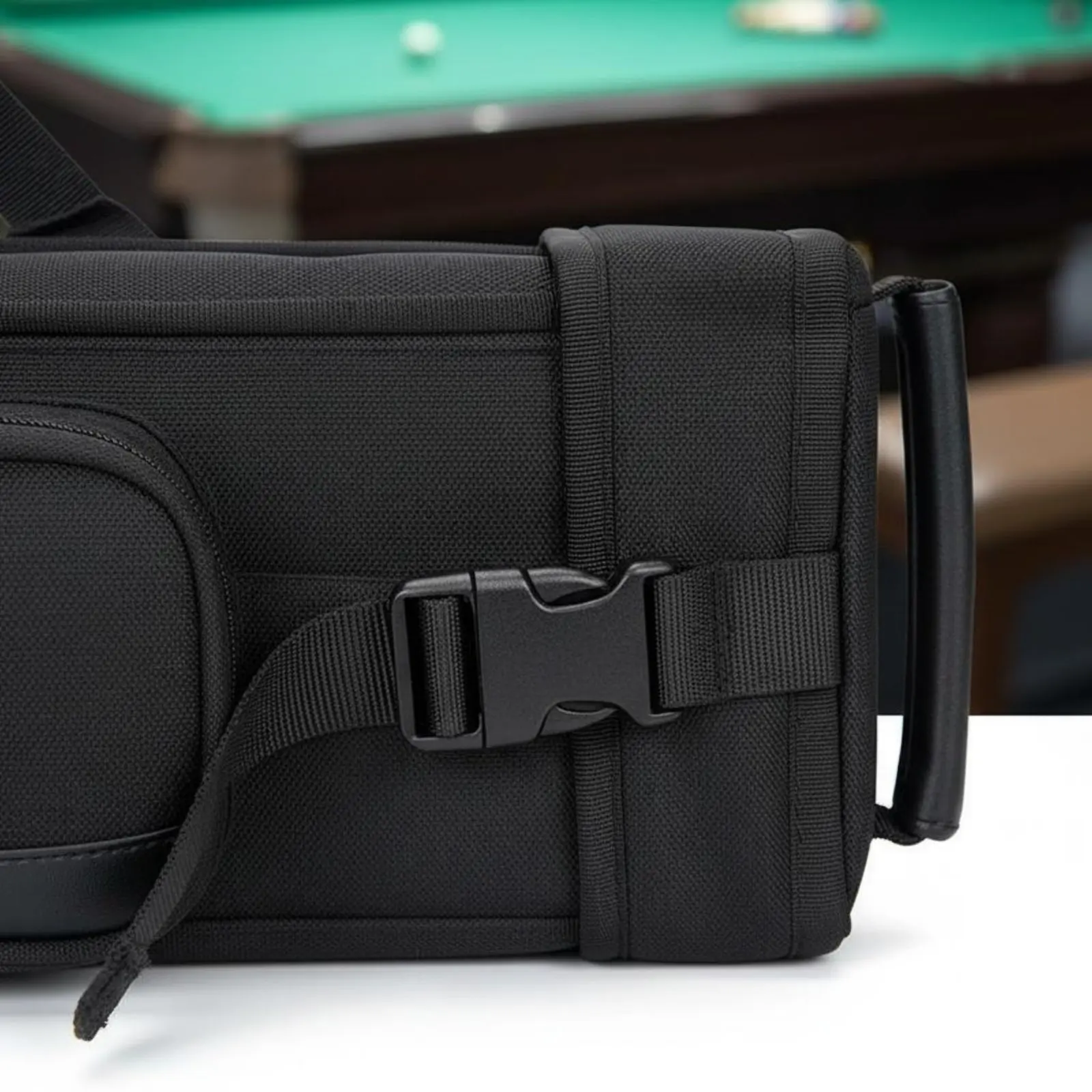 1/2 Pool Cue Case Padded Handle 1/2 Split Cue Bag Billiard Stick Carrying Bag Lightweight Scuff-Resistant for Tournaments view 5