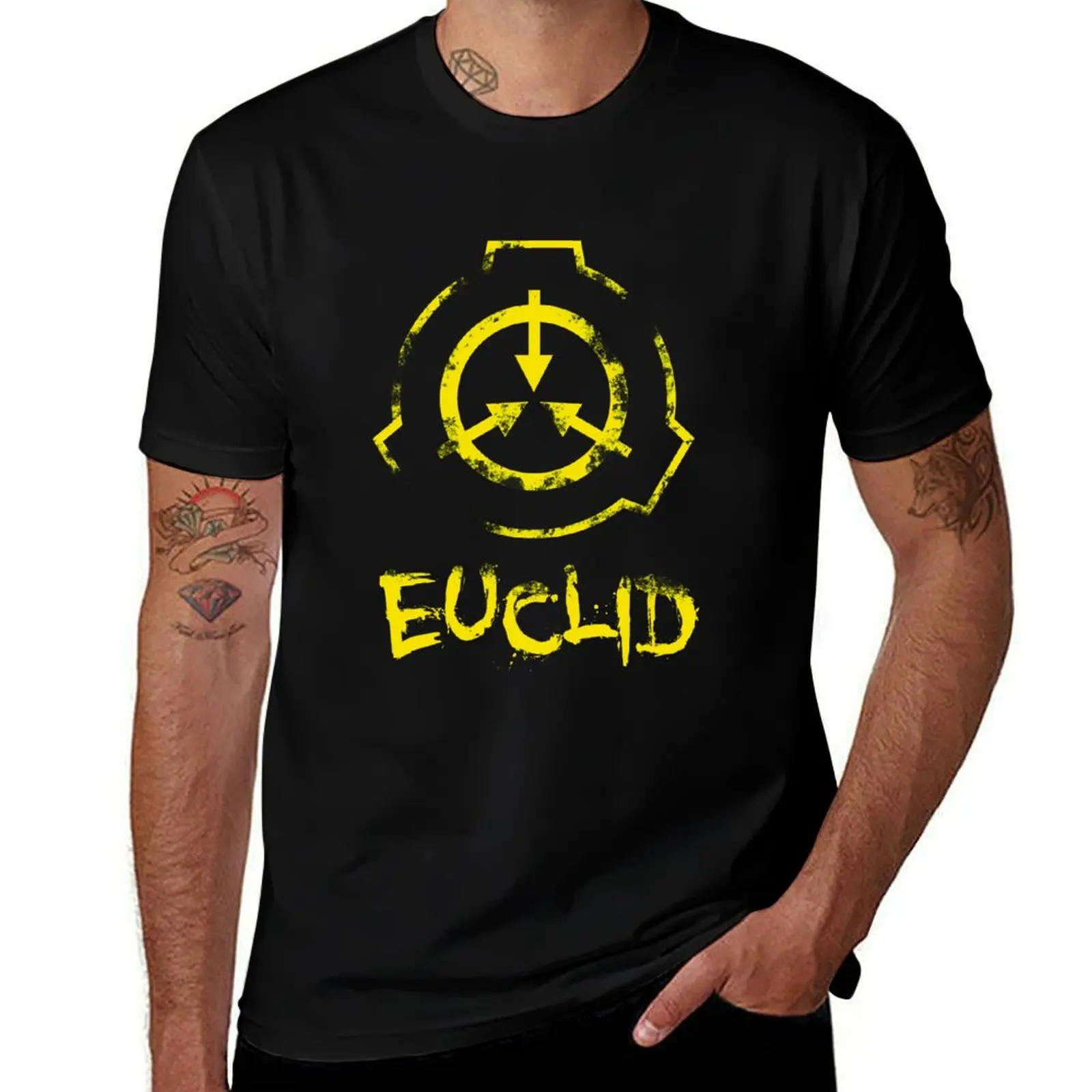 

t man man cotton shirts Foundation: printed t T-Shirt shirt SCP T-Shirt Euclid man for shirt t summer