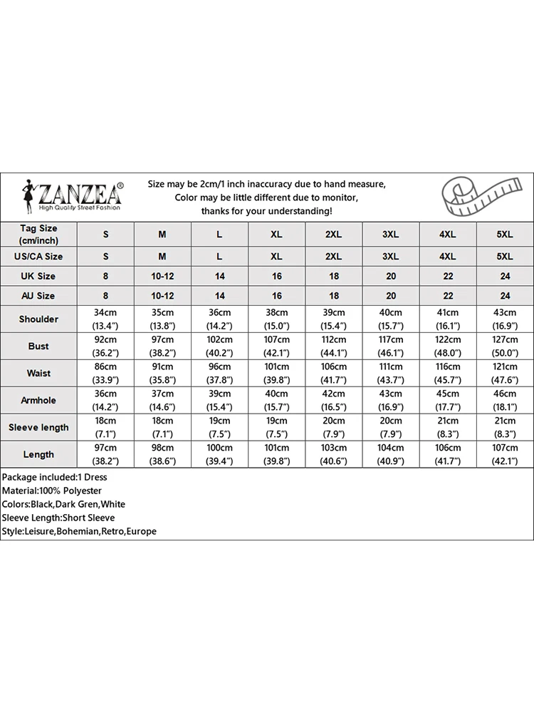 2025 여성 여름 Sundress ZANZEA 빈티지 꽃 프린트 드레스 Bohemain 무릎 길이 휴가 드레스 캐주얼 반소매 Vestidos