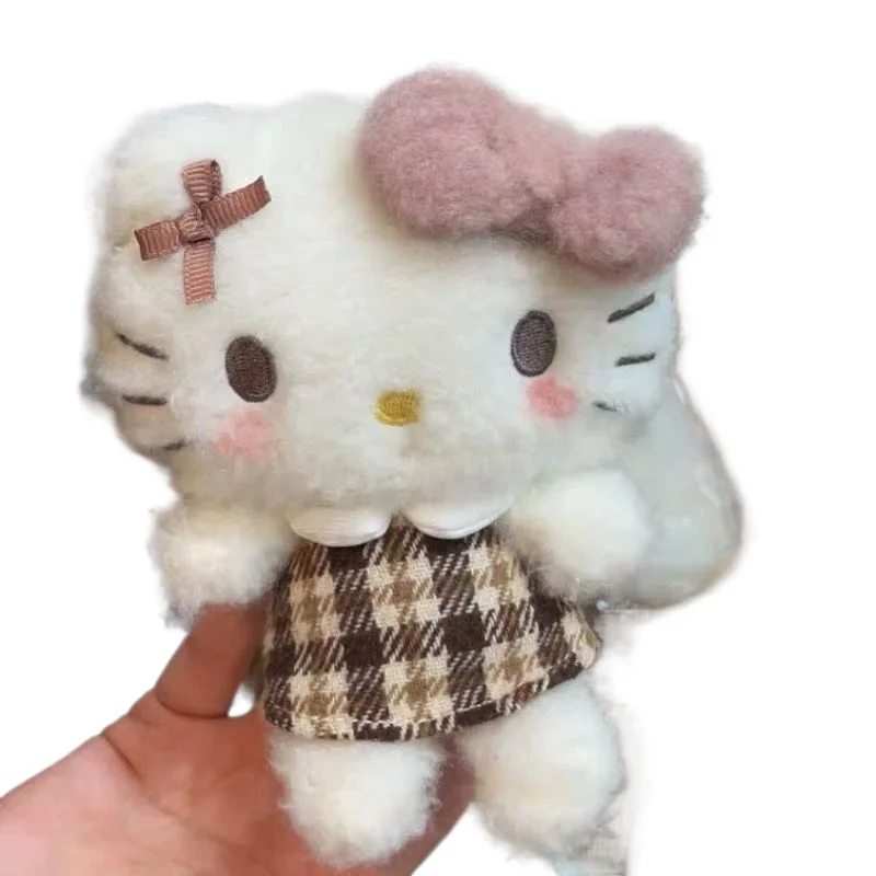 Hello Kitty Sanrio Kawaii knuffel schattig Campus rok serie pluche pop rugzak hanger sleutelhanger meisje vakantie verjaardagscadeau