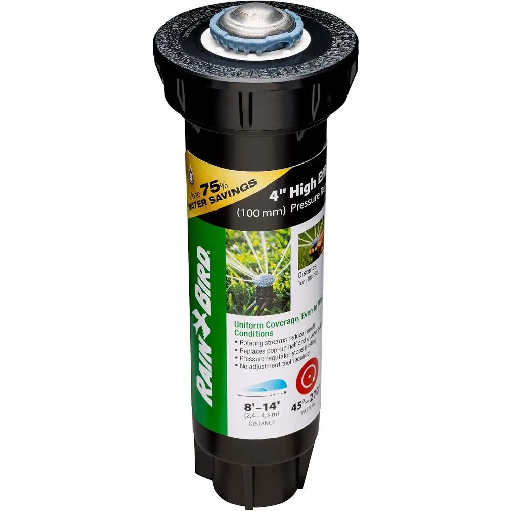 8sapropr تنظيم الضغط (prs) رشاش دوار احترافي عالي الكفاءة، يدوي قابل للتعديل 45 °   - 270 °   نمط، 8' - 14' رذاذ القرص