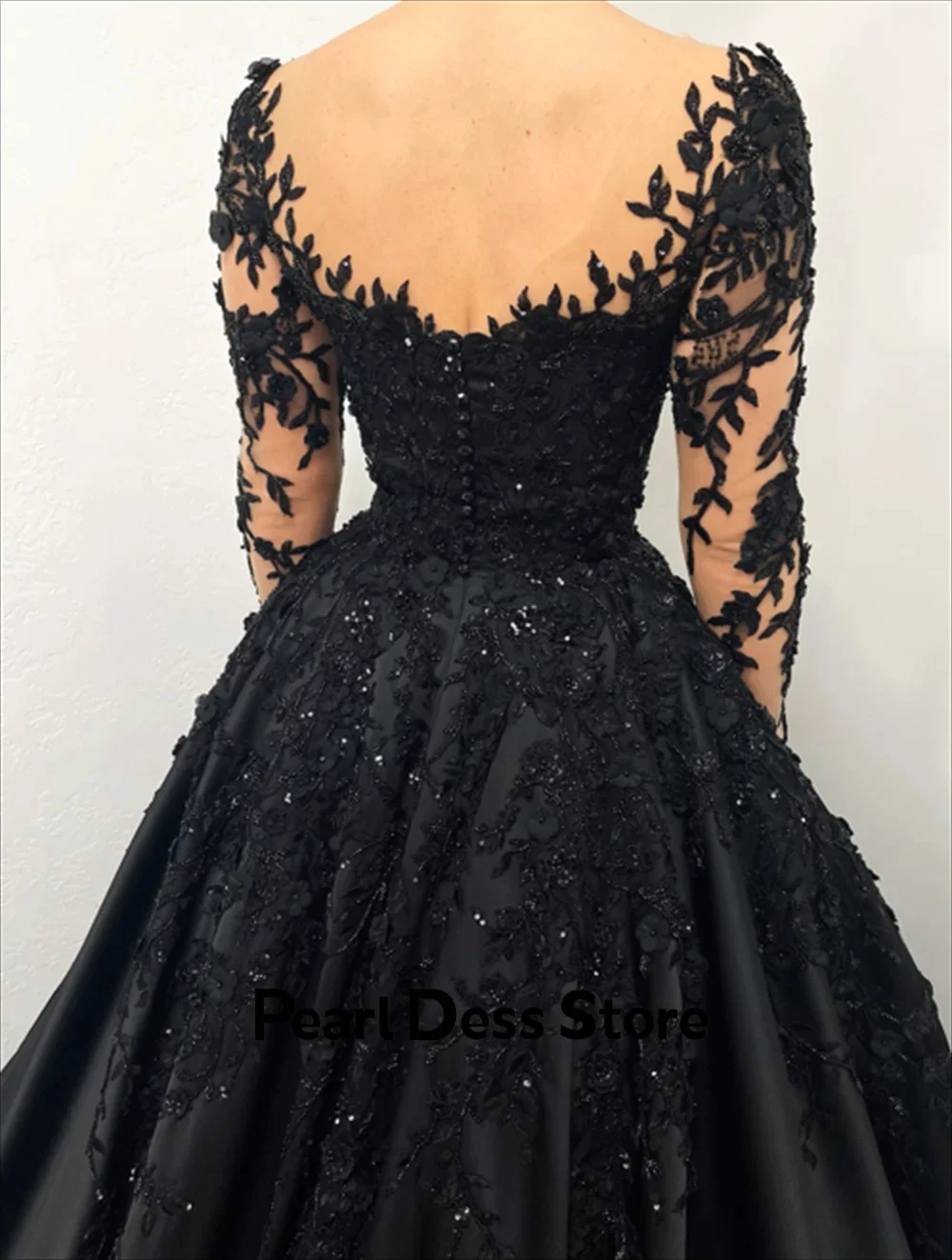 Black Wedding Party Dress Es Long Sleeves Evening Dresses Woman Elegant Party Dresses 2024 for Wedding Guest Dress Women Lace