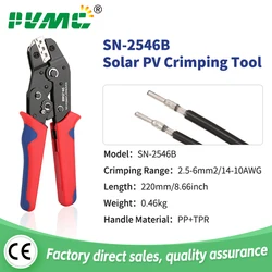 SN-2546B Solar Photovoltaic Connectors Plier Crimping Tool Set for 2.5/4/6mm2 Wire Crimper Plier Kit,Solar Connectors Clamp