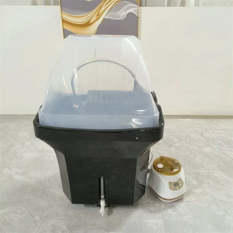 

Black Shampoo Therapy Spa Pipeless Portable Shampoo Basin Sink
