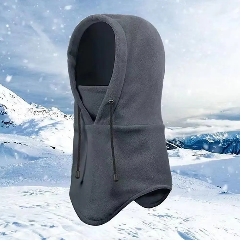 

Зимняя ветрозащитная Балаклава 3-в-1, шарф с капюшоном, теплые гетры с капюшоном для активного отдыха, езды на велосипеде, катания на лыжах Q6R5