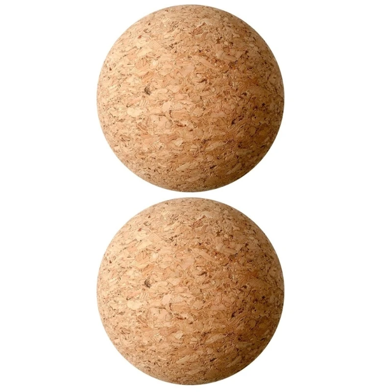 ไม้ Cork Ball Stoppers 2.4 นิ้วลูกจุกไวน์เปลี่ยนปฏิบัติ Cork Ball Stopper 2 ชิ้น/เซ็ตสำหรับขวดไวน์
