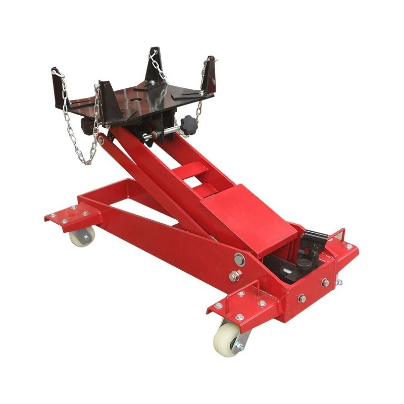 3 ton heavy duty gearbox support jack transmission low position transporter auto repair tool