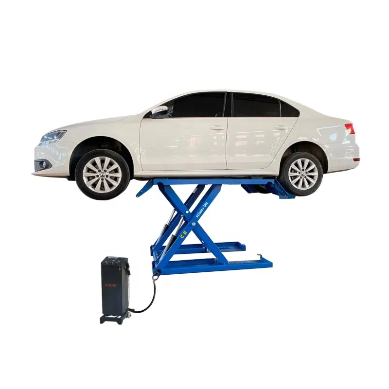 Portable 3.5 Ton Mid-Rise Hydraulic Car Lifter Economical Mobile Scissor Jacks for Home Garage Mobile Car Lift on Sale